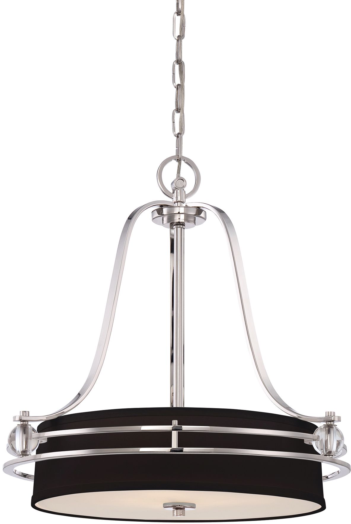 Elstead Lighting Gotham lampada sospesa 4x60 W argento QZ-GOTHAM-P