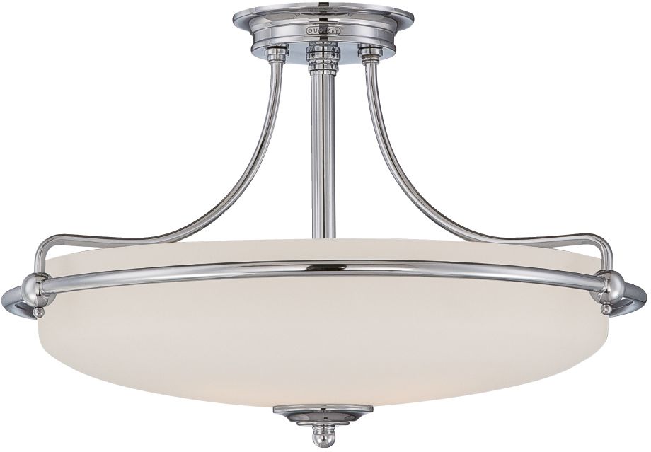Elstead Lighting Griffin lampada da soffitto 4x60 W nichel QZ-GRIFFIN-SFM-AN