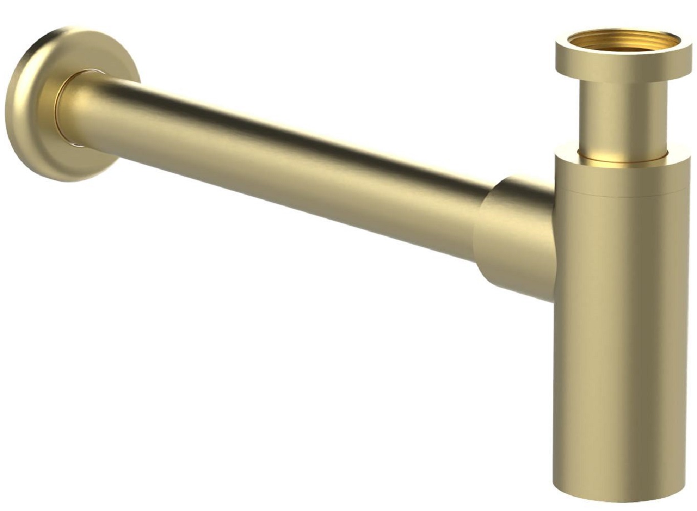 Roca Aqua mezzo sifone per lavabo a bottiglia oro A5064070VA