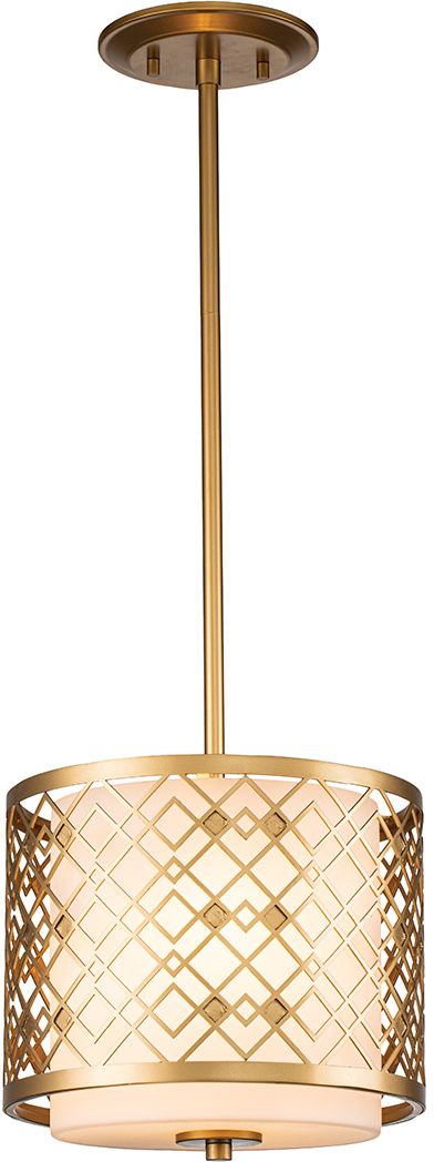 Elstead Lighting Ziggy lampada sospesa 2x40 W oro ZIGGY-1P-S-LG