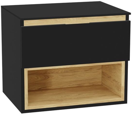 Set corpo dell'armadietto Excellent Tuto 2.0 MLEX.2171.600.BKBL, piano sopra armadietto Excellent Tuto 2.0 MLEX.2111.600.BK, MLEX.2151.600.01.BK