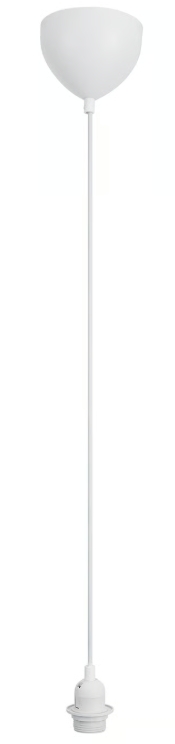Nordlux Basic lampada sospesa 1x60 W bianco 2412013001