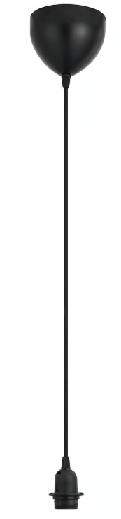 Nordlux Basic lampada sospesa 1x60 W nero 2412023003