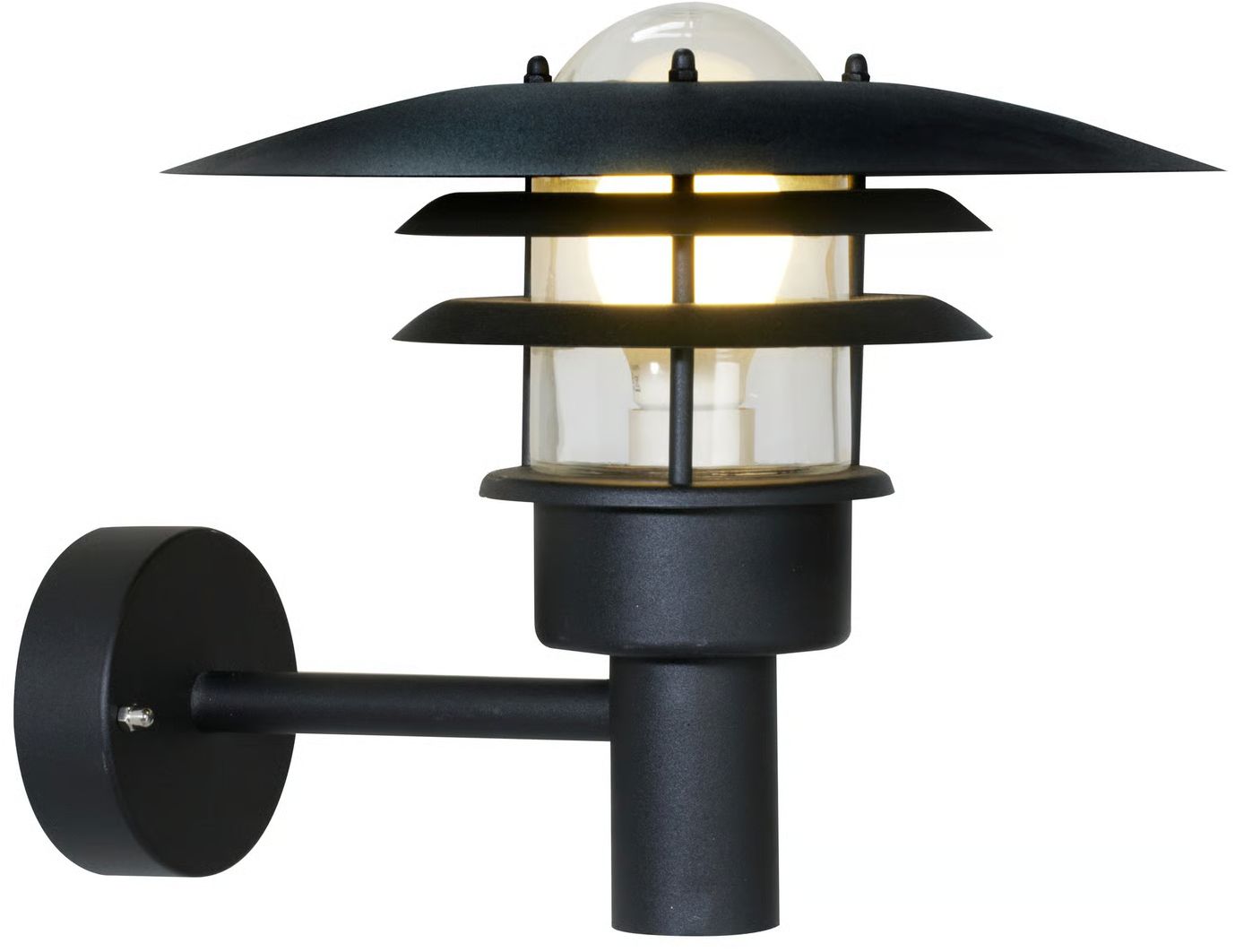 Nordlux Lønstrup lampada da parete per esterni 1x60 W nero 71411003