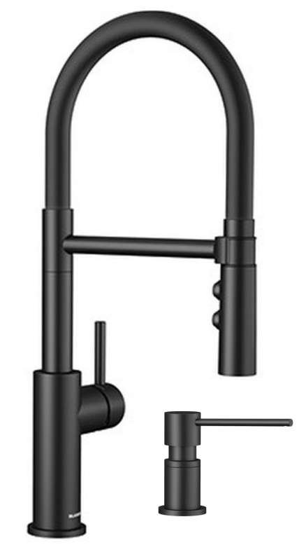 Set rubinetto da cucina Blanco Catris-S 525793, dispenser di liquidi Blanco Lato 525789