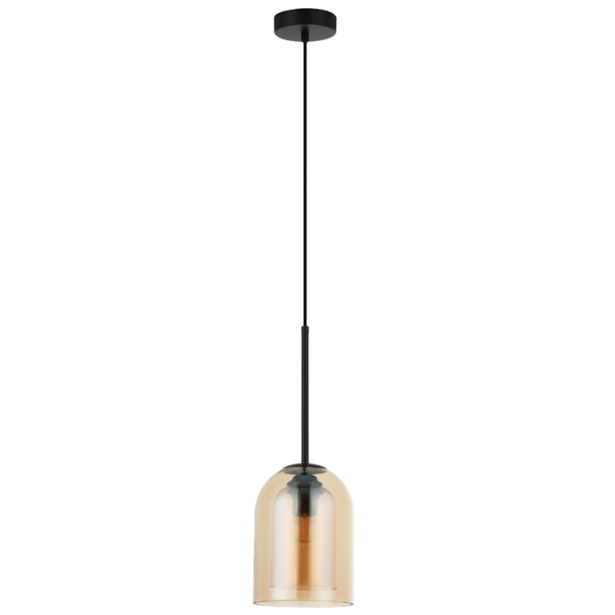 Light Prestige Elaris lampada sospesa 1x15 W ambra LP-8103/1P AM
