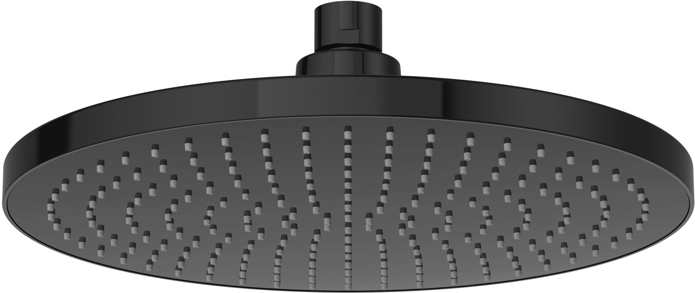 Roca Rainsense soffione doccia 23x23 cm rotonda nero A5B1803CN0