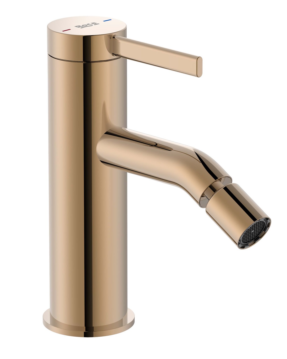 Roca Ona rubinetto per bidet verticale oro A5A629ERG0