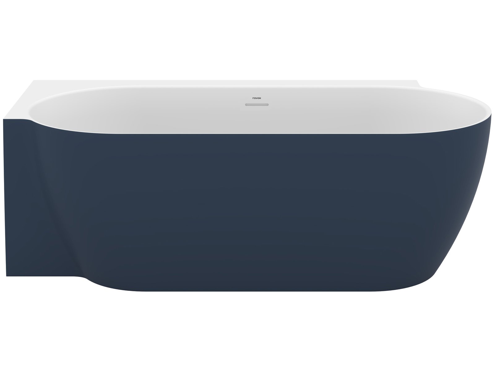Ravak Freedom Corner II Tec vasca da bagno angolare 175x86 cm ovale bicolore CC91400000