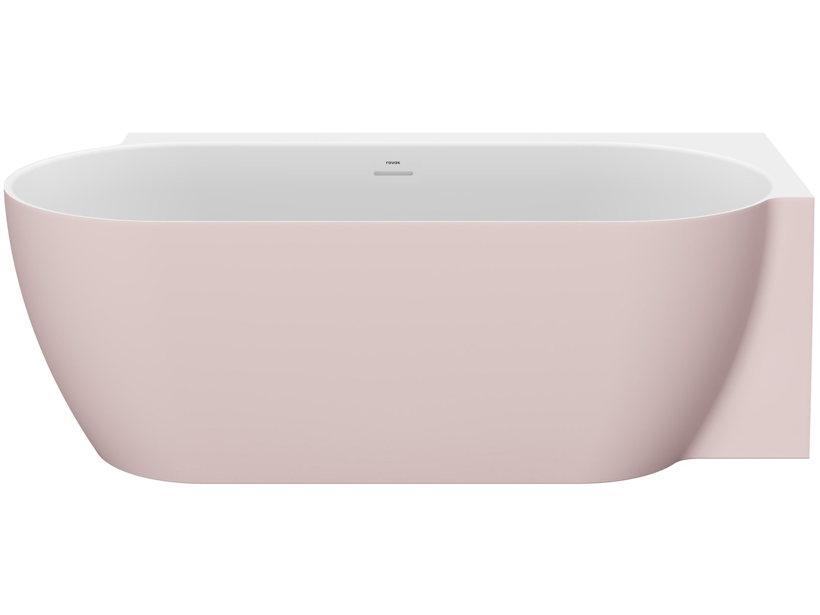 Ravak Freedom Corner II Tec vasca da bagno angolare 175x86 cm ovale bicolore CC81600000