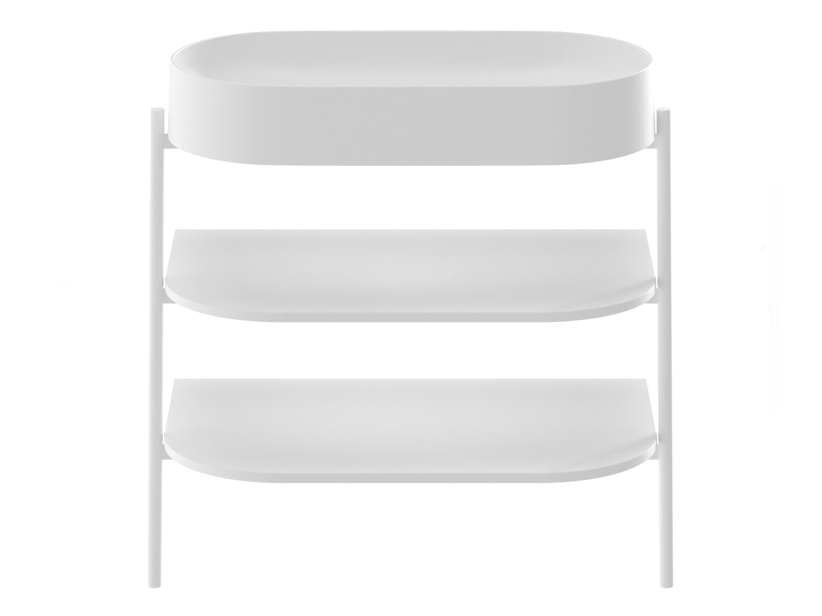 Ravak Yard consolle 86.8x49.5x76.5 cm sottolavabo a terra bianco D80000E006