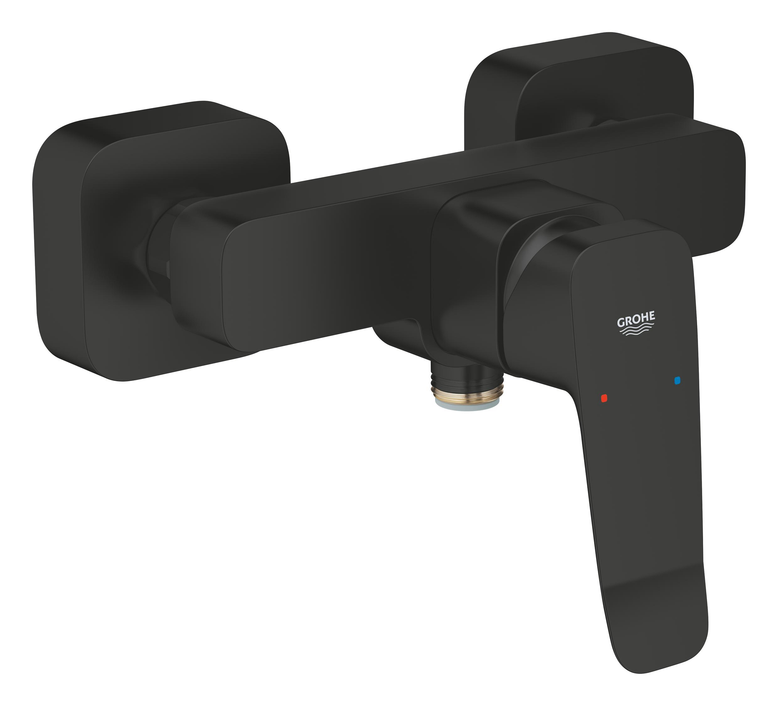 Grohe Dice rubinetto per doccia a parete nero 1018742430