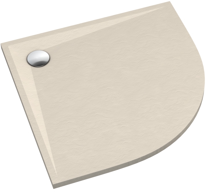 Schedline Libra Cashmere Stone piatto doccia semicircolare 80x80 cm beige 3SP.L1O-8080/PK/ST