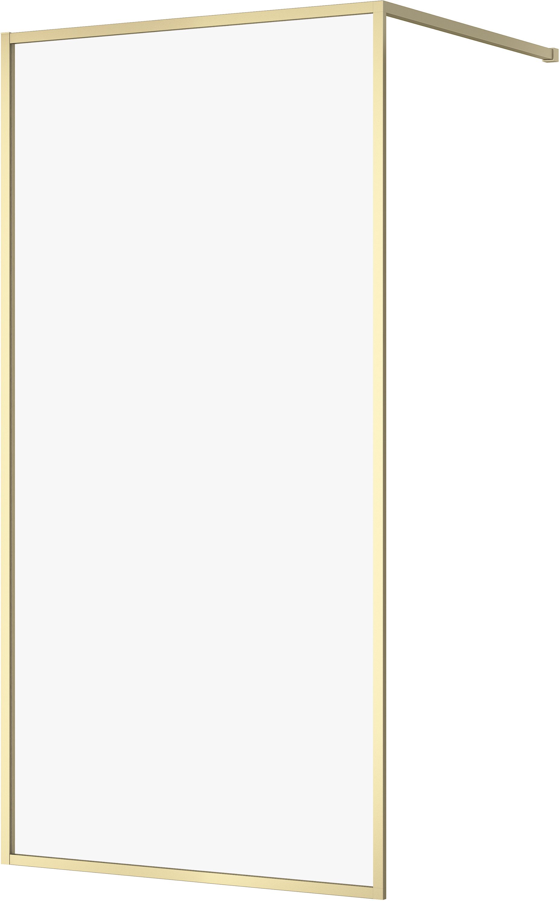 Cersanit Larga parete doccia walk-in 100 cm oro opaca/vetro trasparente S164-073