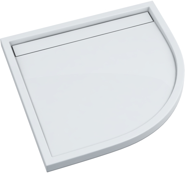 Schedline Estra piatto doccia semicircolare 90x90 cm bianco 3SP.E3O-9090