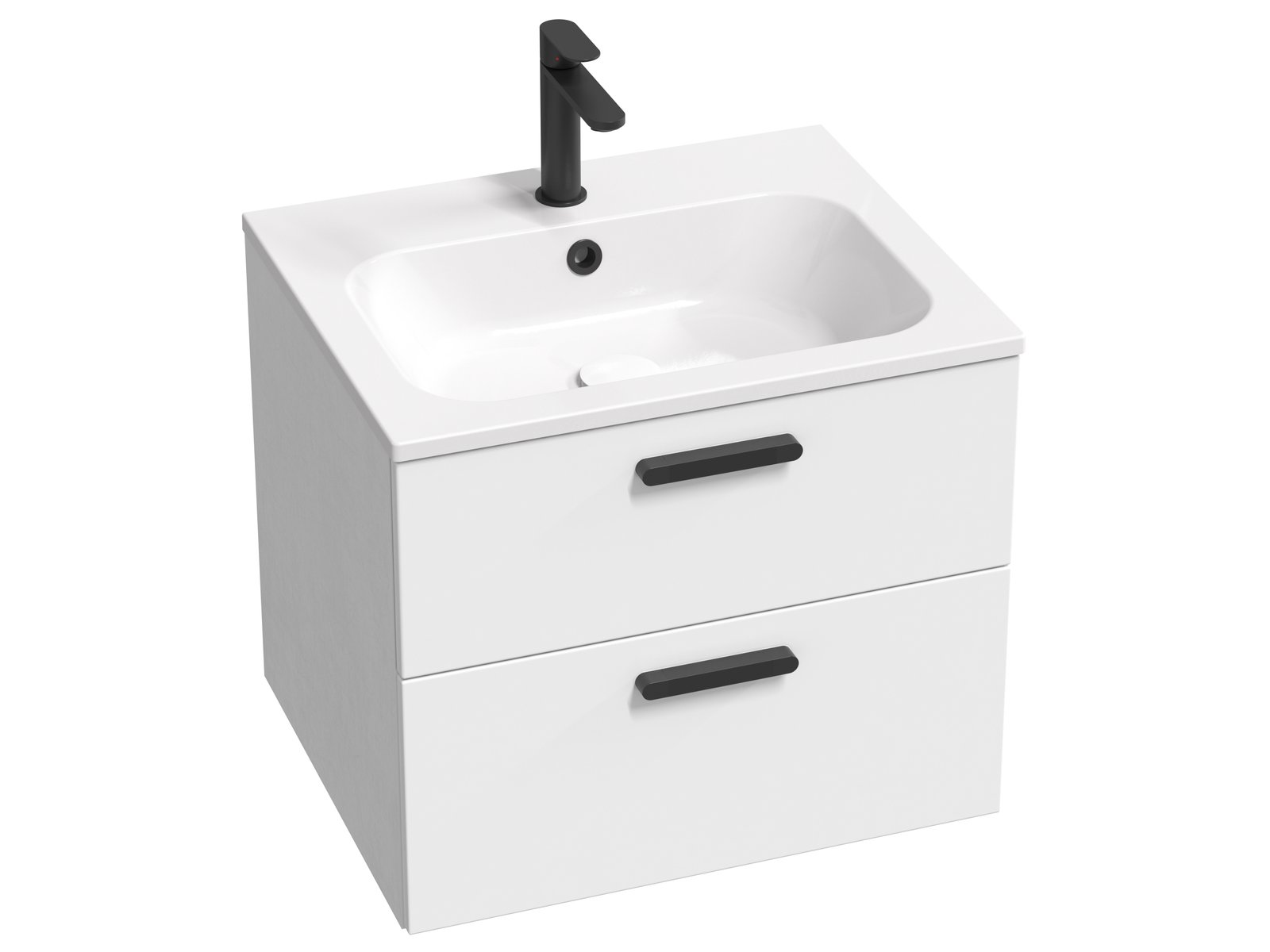 Ravak Chrome armadietto 60x49x50 cm sottolavabo sospeso bianco X000001744