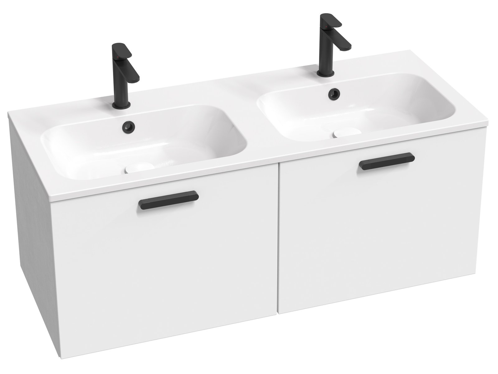 Ravak Chrome armadietto 120x49x47 cm sottolavabo sospeso bianco X000001747