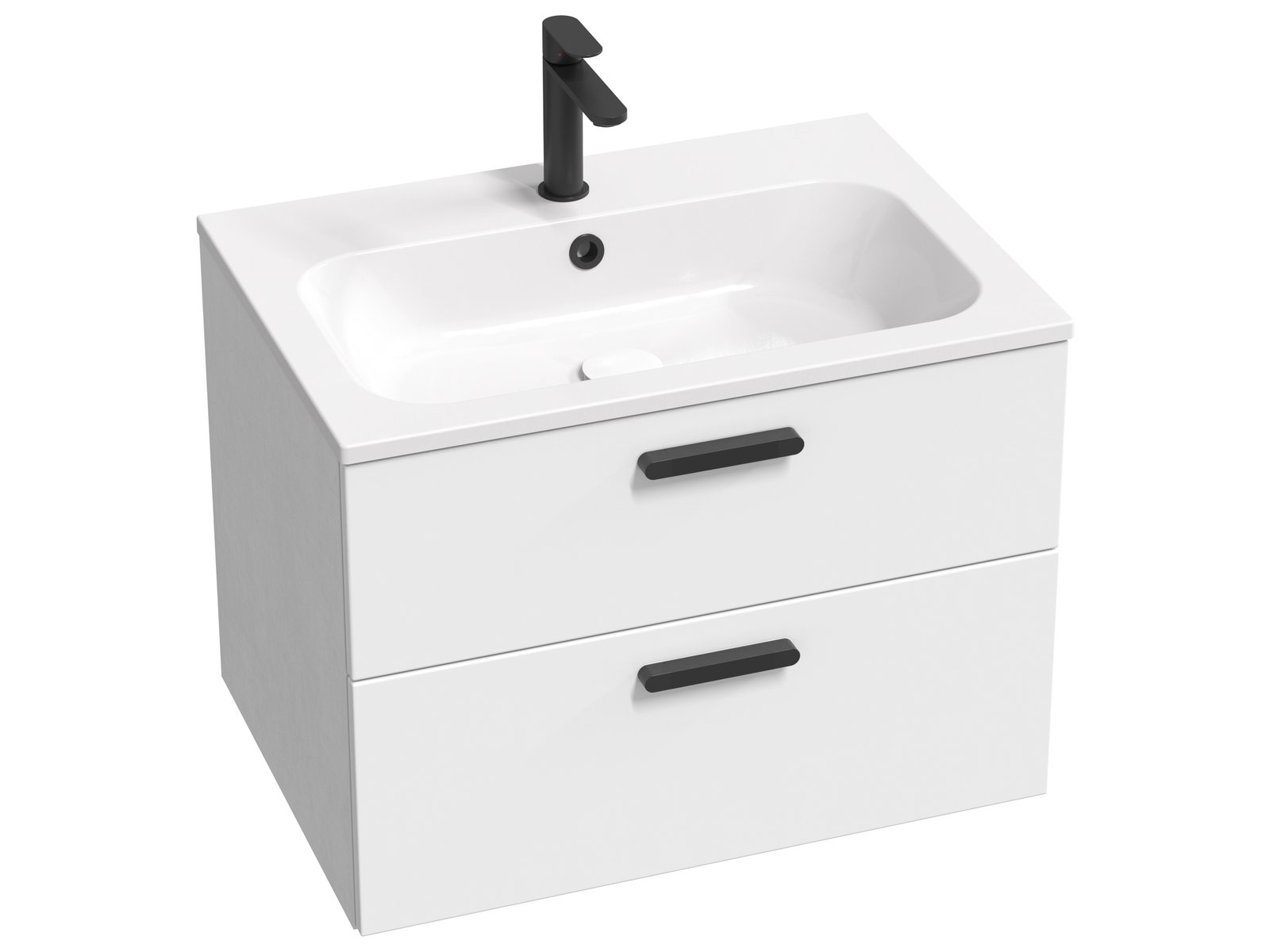 Ravak Chrome armadietto 70x49x50 cm sottolavabo sospeso bianco X000001745