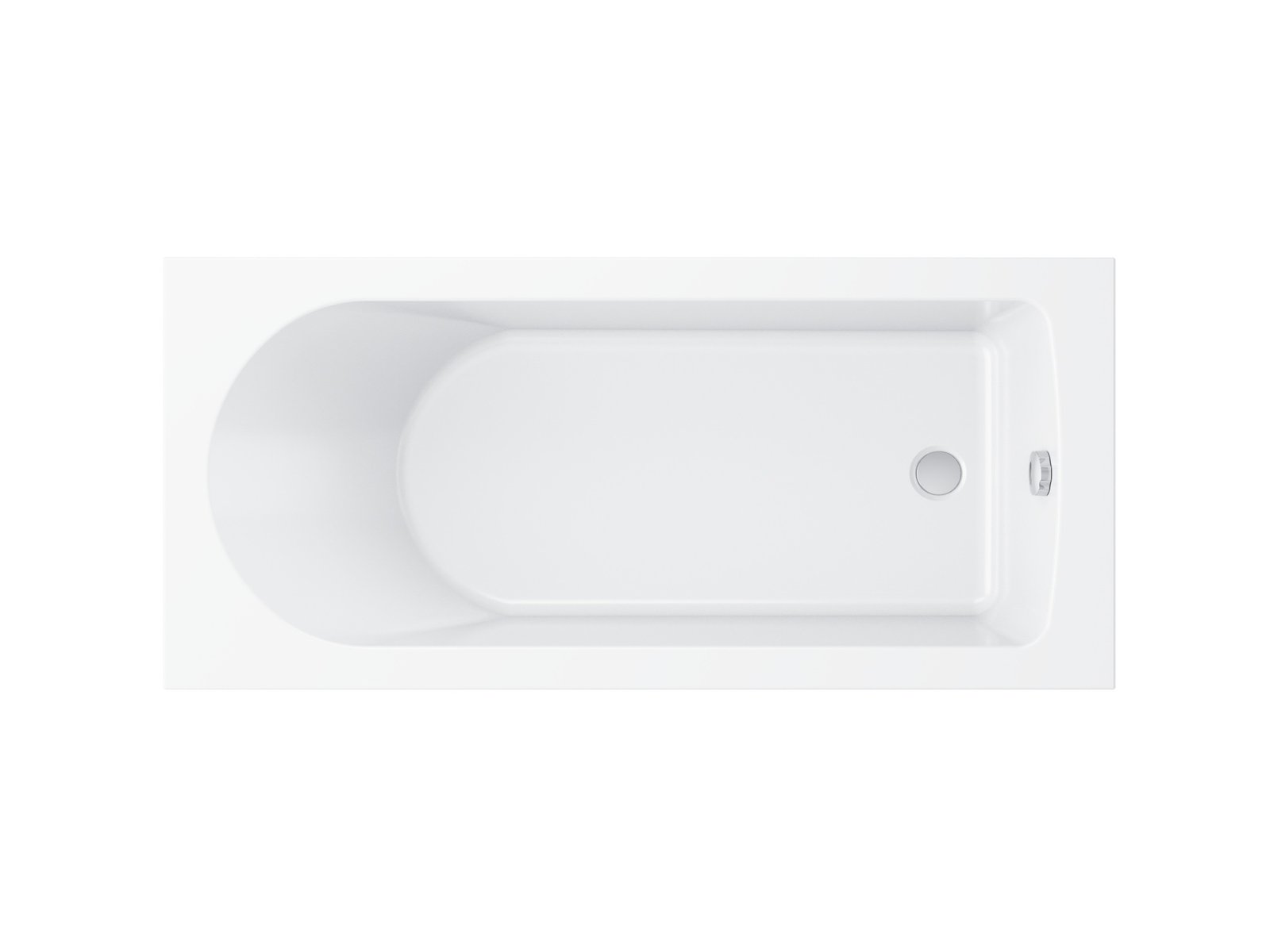 Ravak Flow vasca da bagno rettangolare 160x75 cm bianco XC00100114