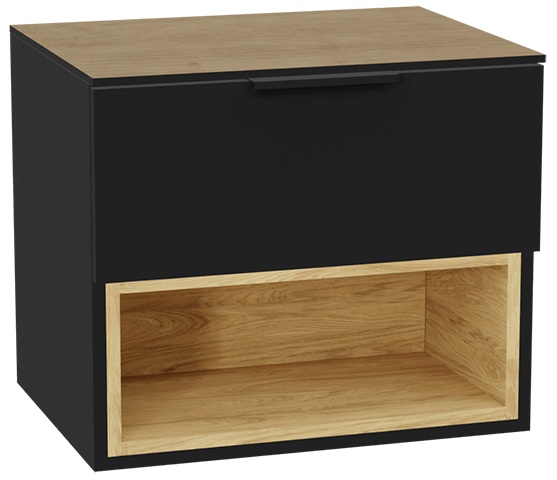 Set corpo dell'armadietto Excellent Tuto 2.0 MLEX.2171.600.BKBL, piano sopra armadietto Excellent Tuto 2.0 MLEX.2116.600.BL, MLEX.2151.600.02.BK