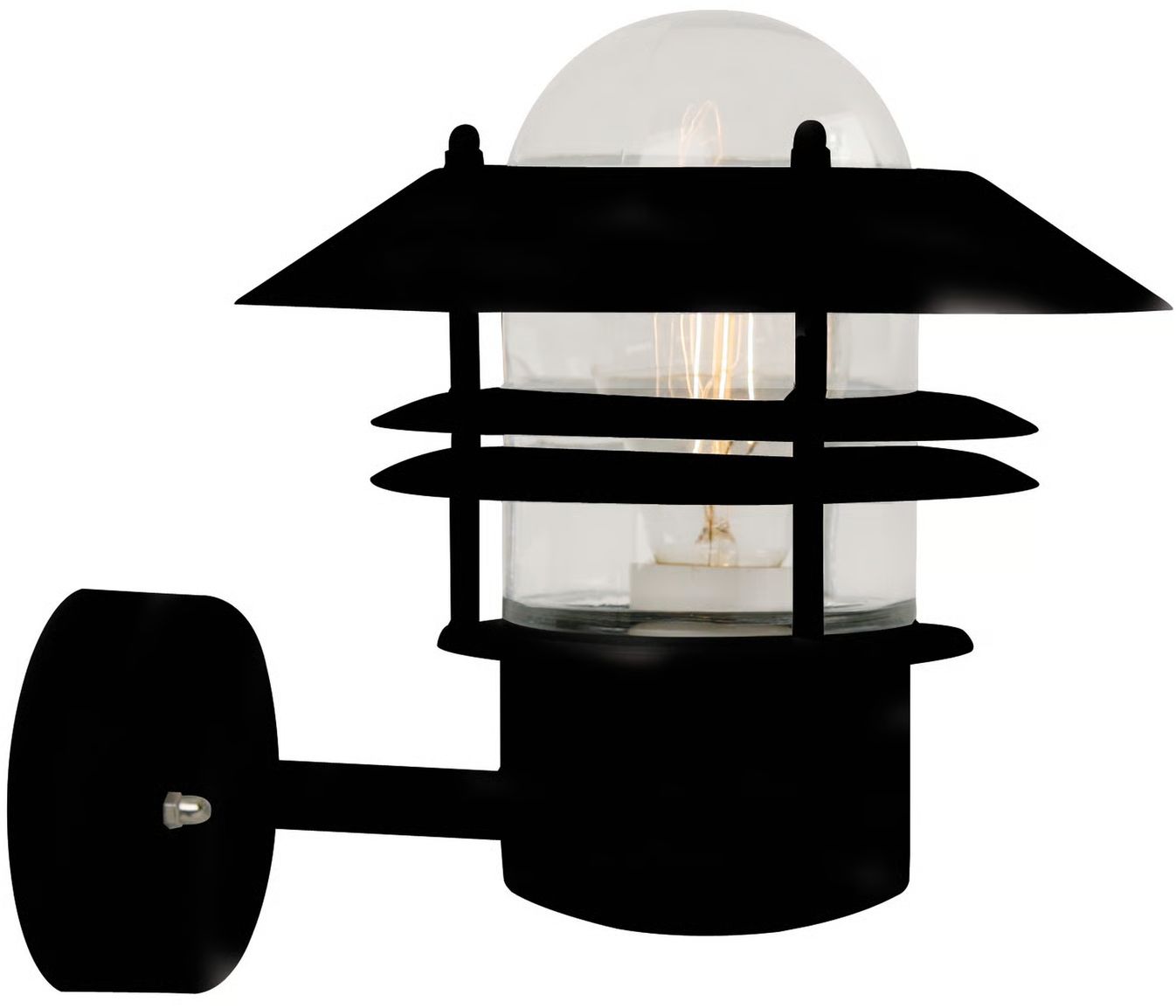 Nordlux Blok lampada da parete per esterni 1x60 W nero 25011003