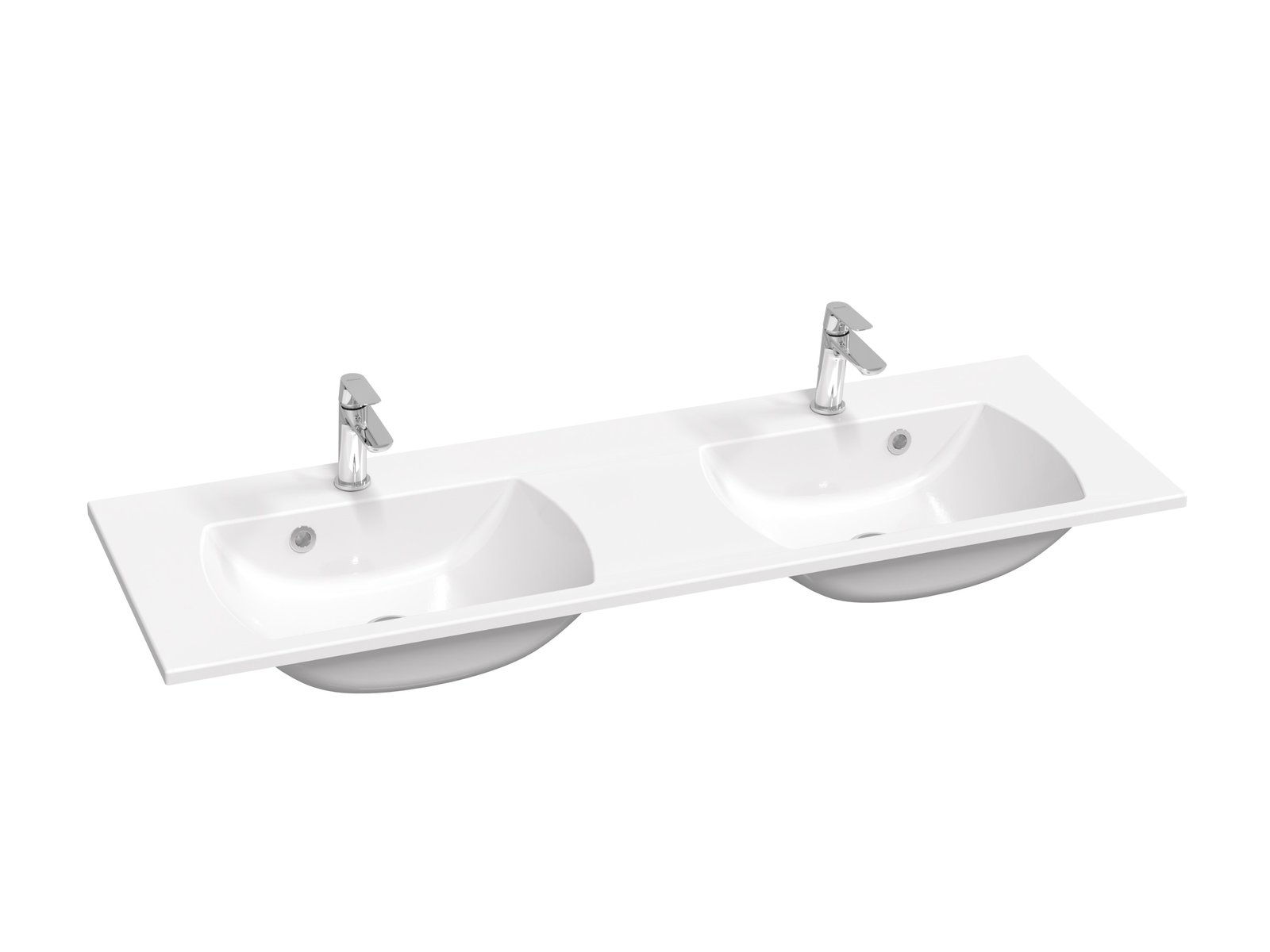 Ravak Classic II lavabo 130x45 cm rettangolare da mobile bianco XJX01113001