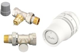 Danfoss Redia set termostatico bianco 015G5154