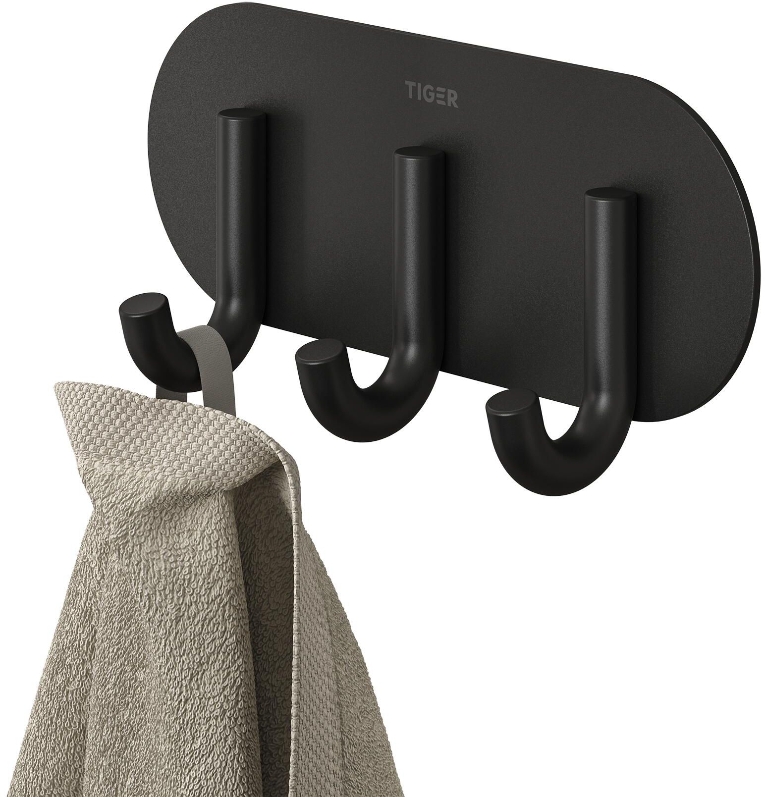 Tiger Classic portasciugamani nero 800743