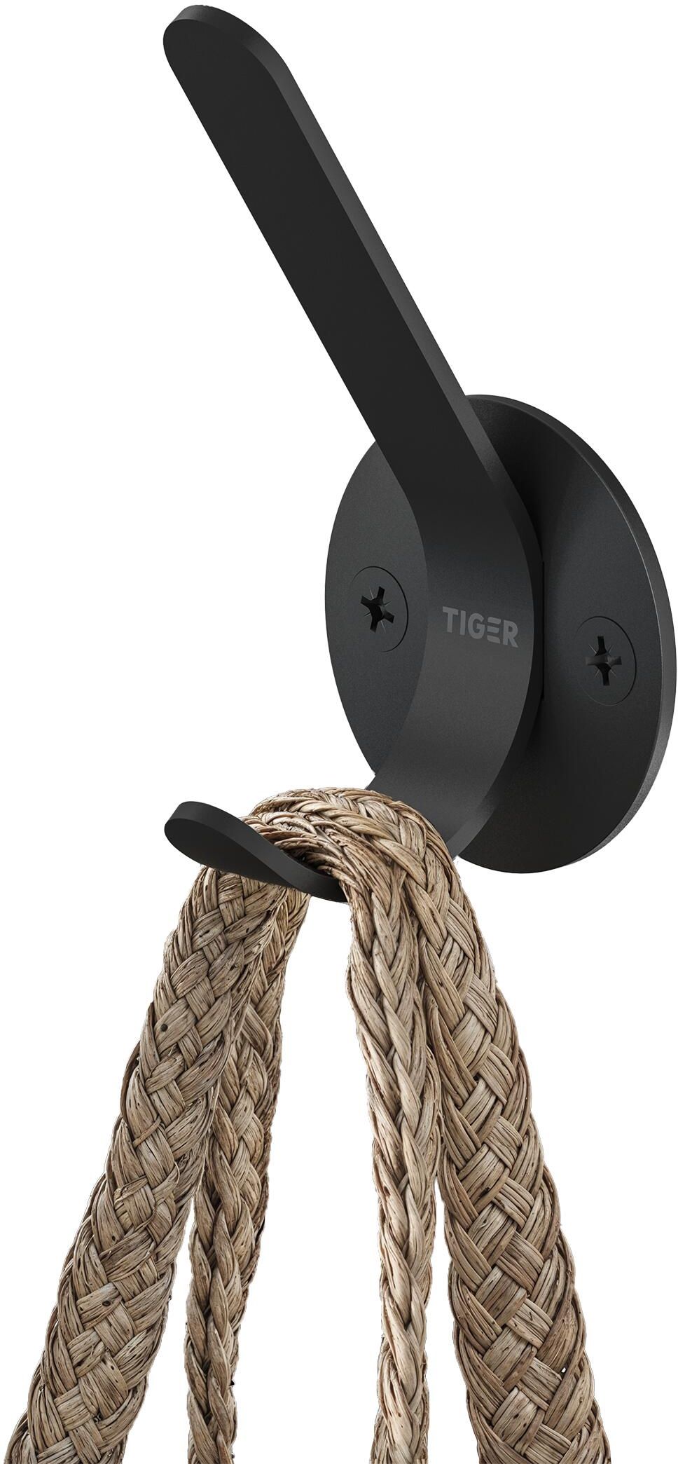 Tiger Double portasciugamani nero 800749