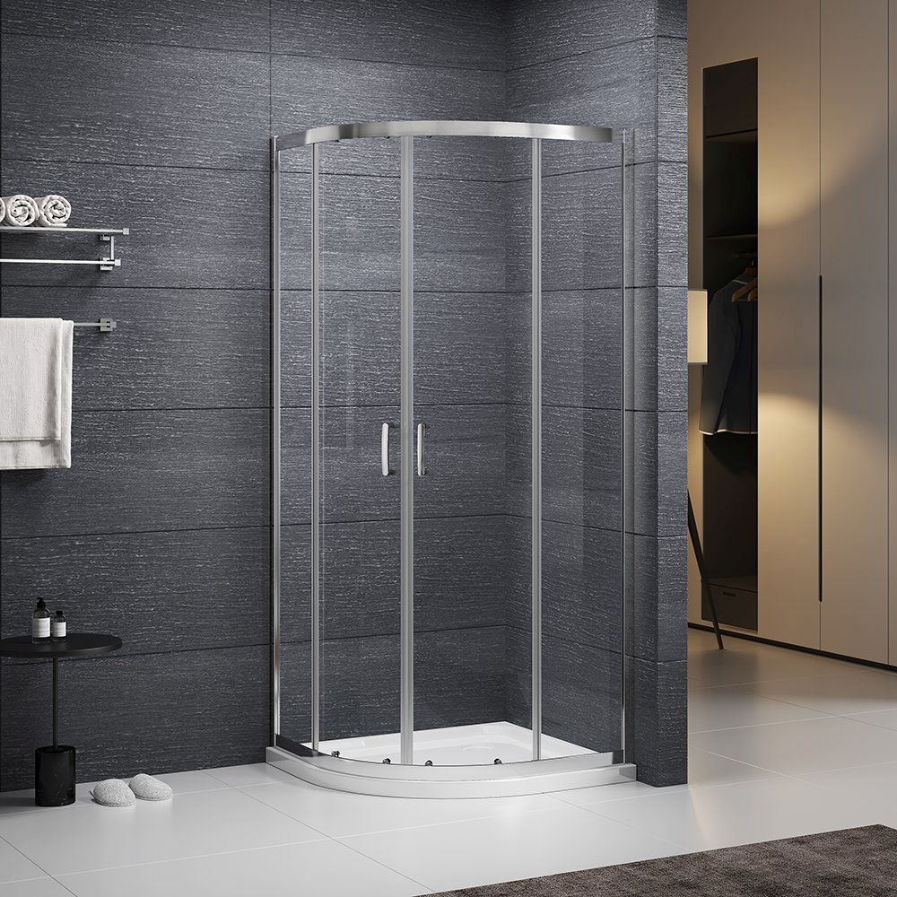 Roth Albis box doccia 80x80 cm cromo lucida/vetro trasparente N0776