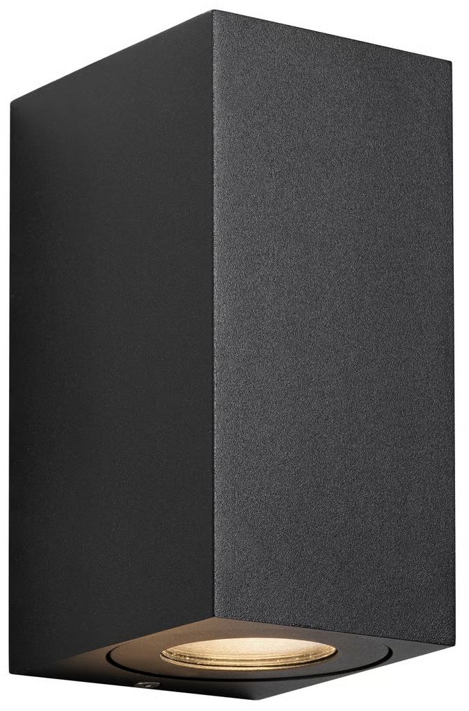 Nordlux Canto Maxi Kubi lampada da parete per esterni 2x28 W nero 49731203