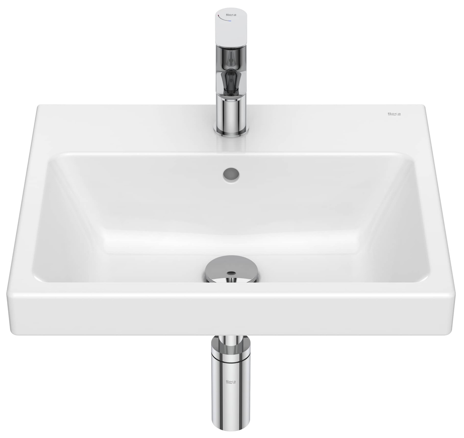 Roca Gap lavabo 50x42 cm rettangolare bianco A3270YV000