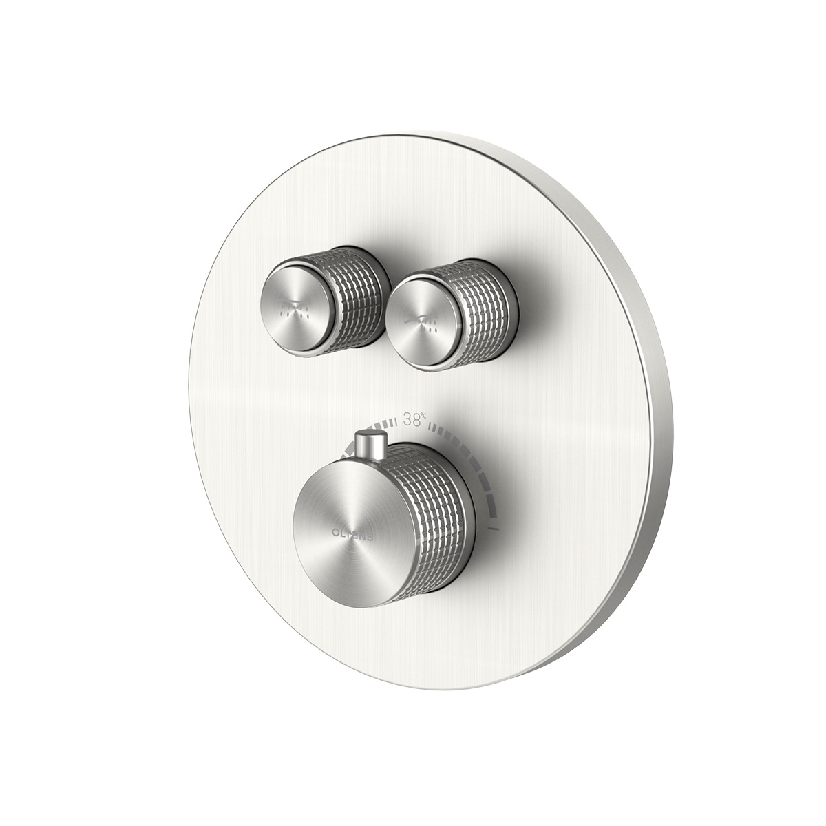 Oltens Onega rubinetto per vasca e doccia da incasso con termostato nichel 34601910