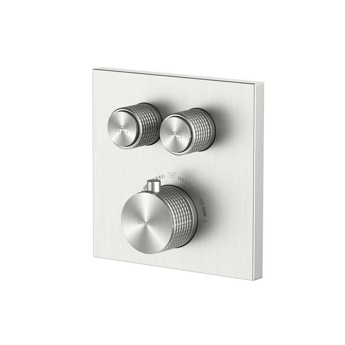 Oltens Onega rubinetto per vasca e doccia da incasso con termostato nichel 34602910