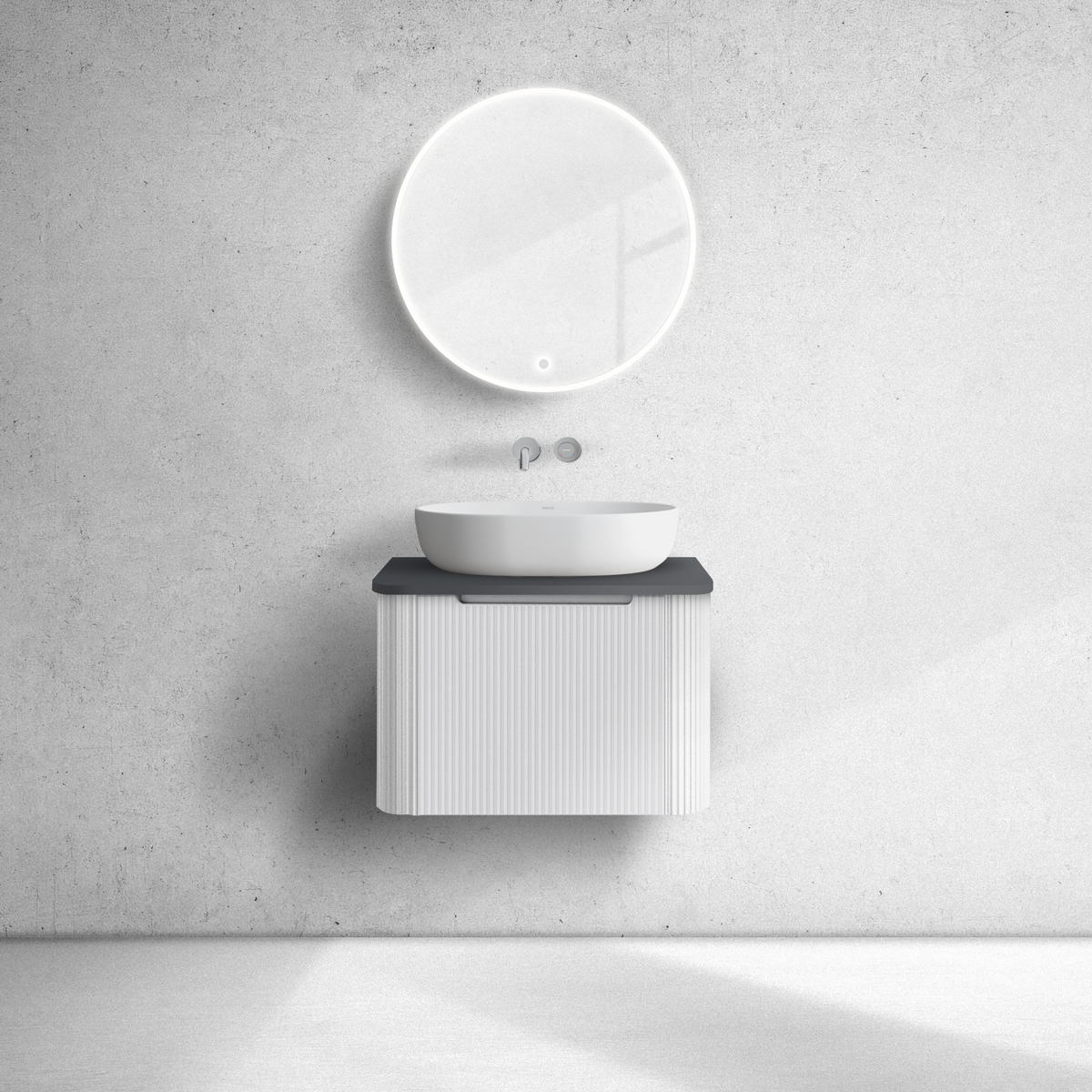 Set armadietto Oltens Hamnes 60022000, piano sopra armadietto Oltens Hamnes 63012300