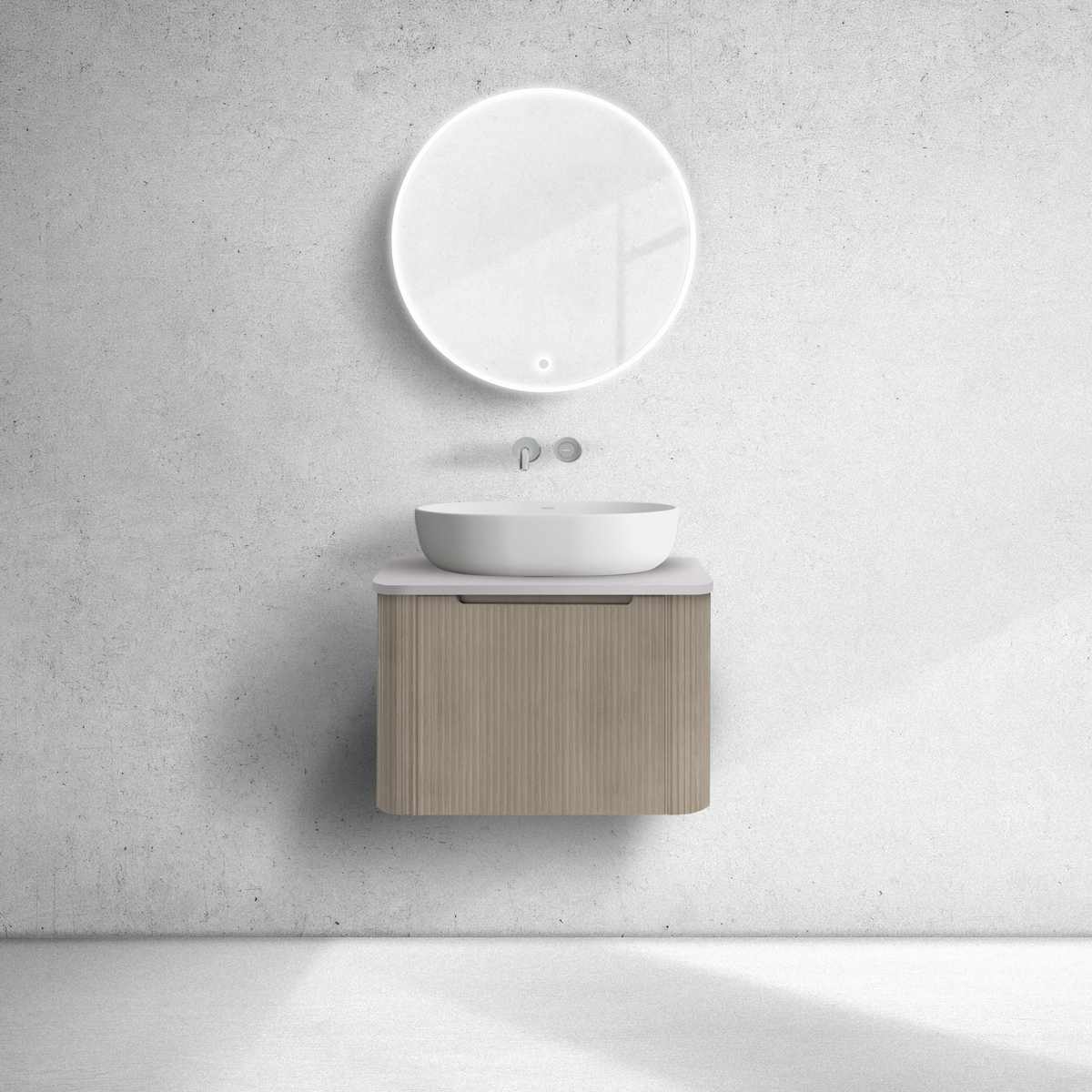 Set armadietto Oltens Hamnes 60022060, piano sopra armadietto Oltens Hamnes 63012900