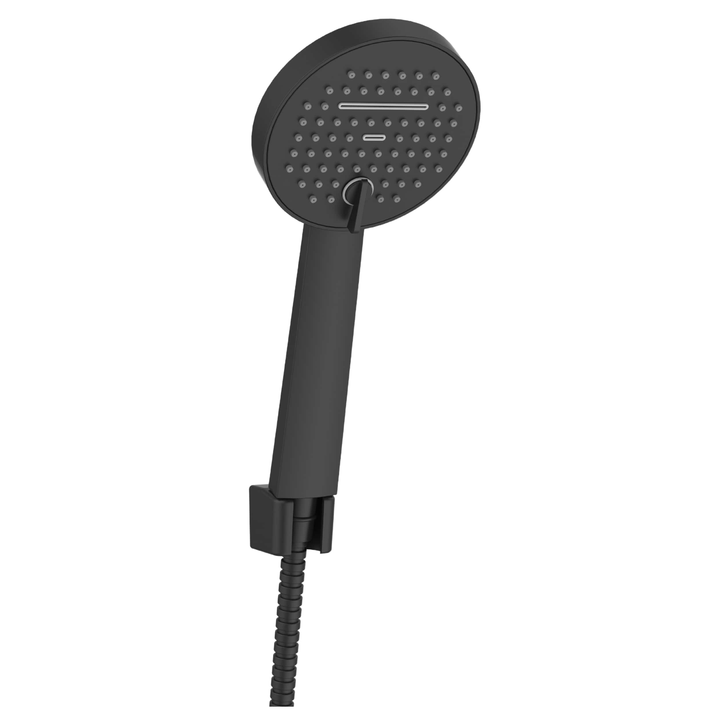 Invena Kalitea set doccia a parete nero AU-72-M04