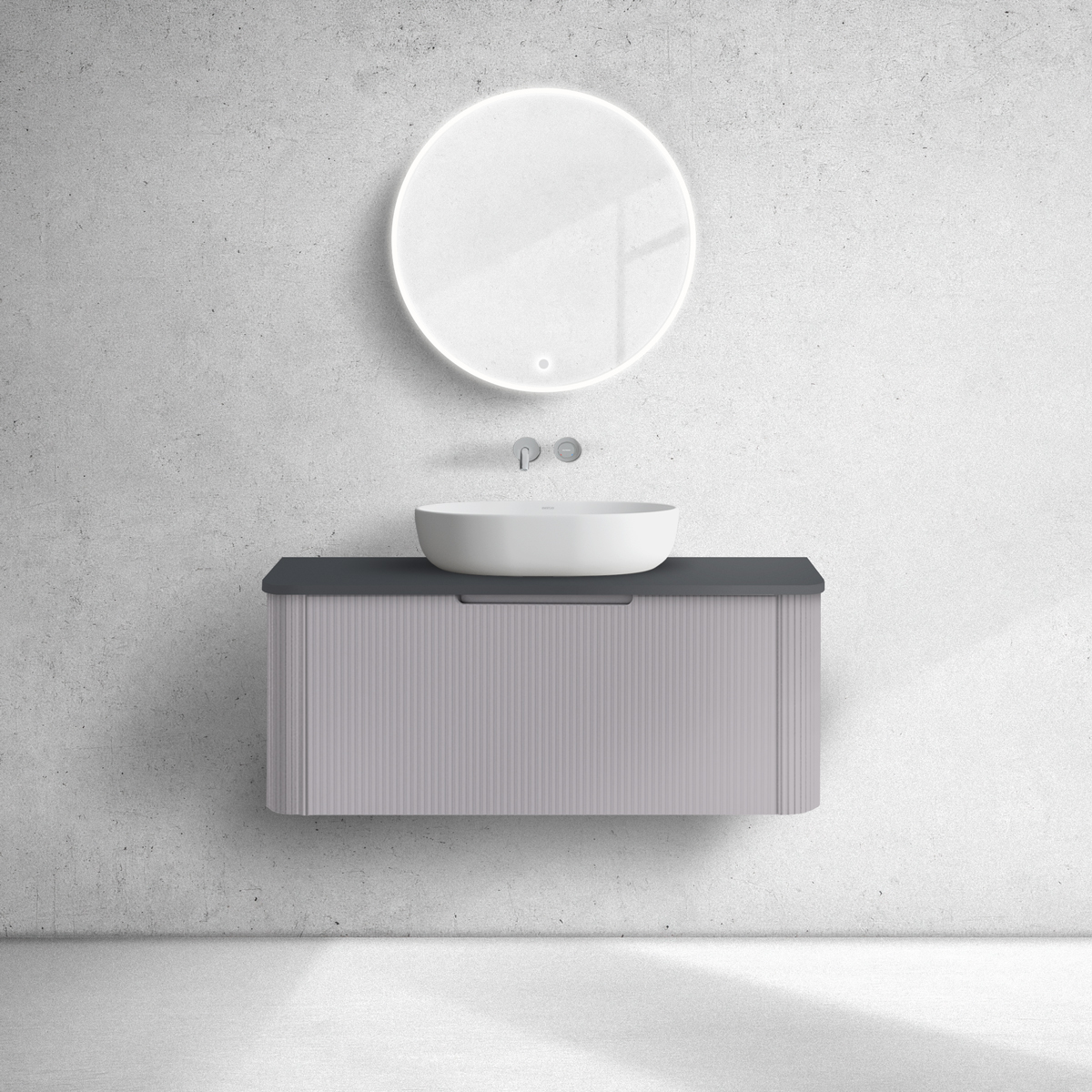 Set armadietto Oltens Hamnes 60024900, piano sopra armadietto Oltens Hamnes 63014300