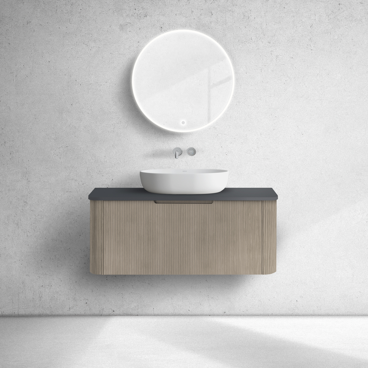 Set armadietto Oltens Hamnes 60024060, piano sopra armadietto Oltens Hamnes 63014300