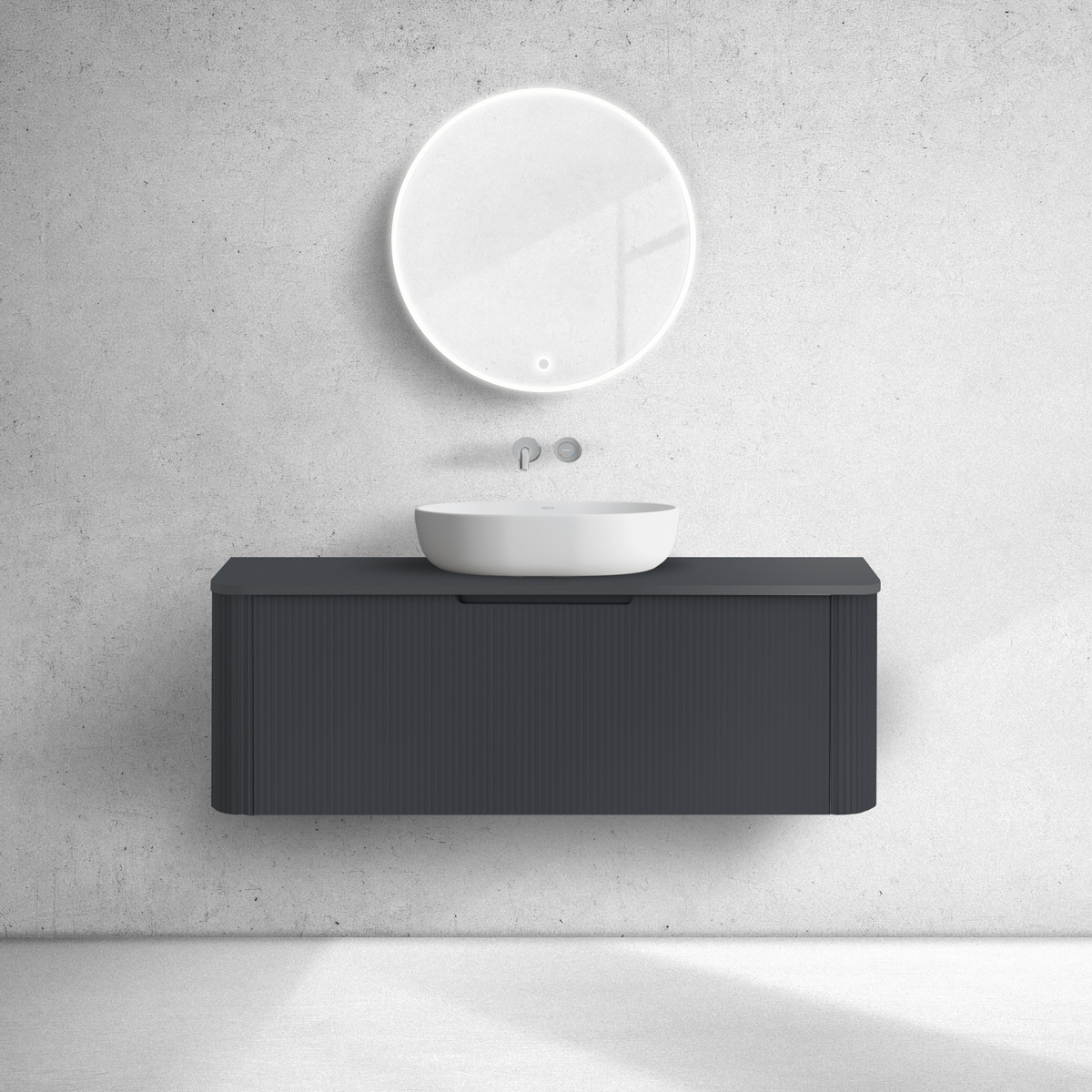 Set armadietto Oltens Hamnes 60025300, piano sopra armadietto Oltens Hamnes 63015300