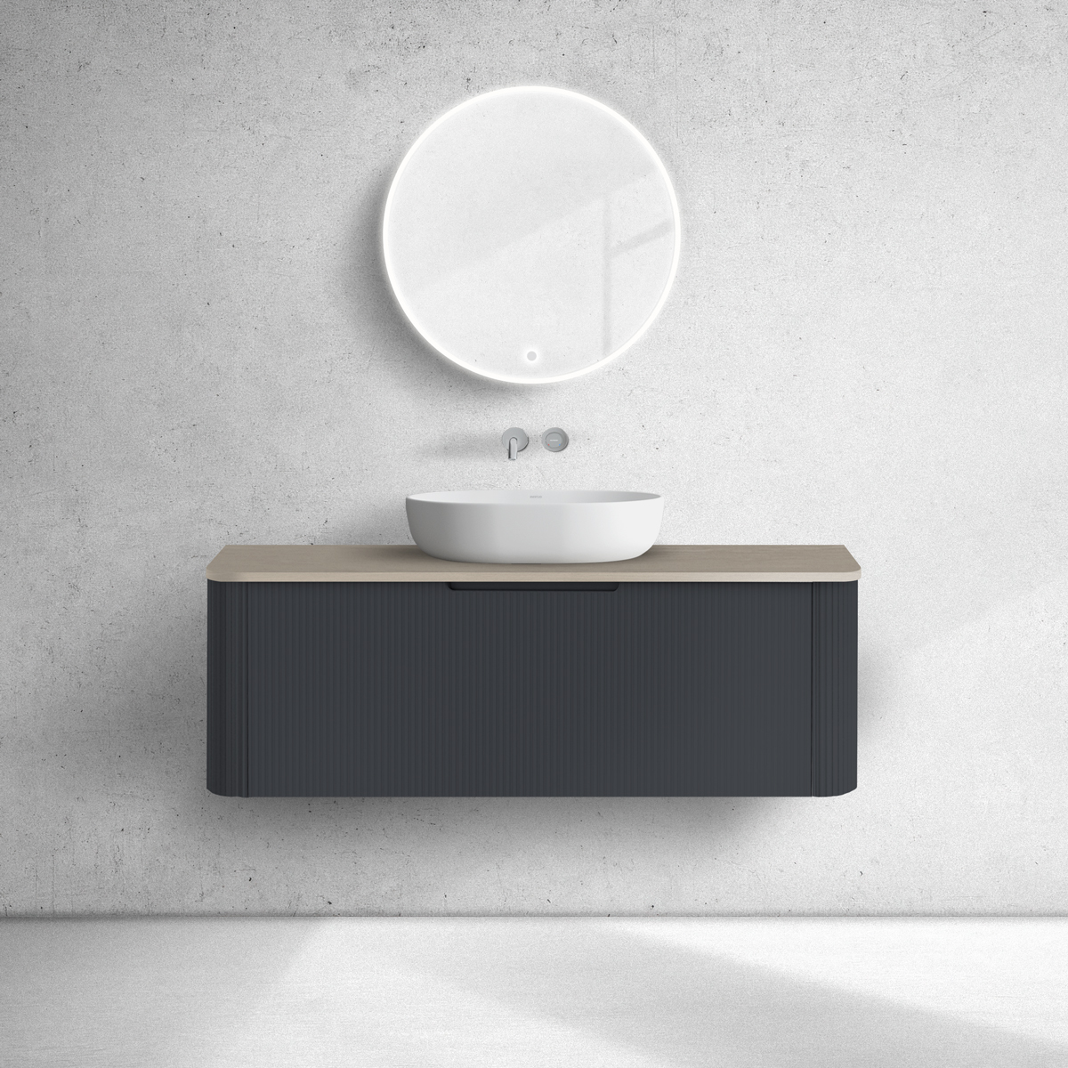 Set armadietto Oltens Hamnes 60025300, piano sopra armadietto Oltens Hamnes 63015060