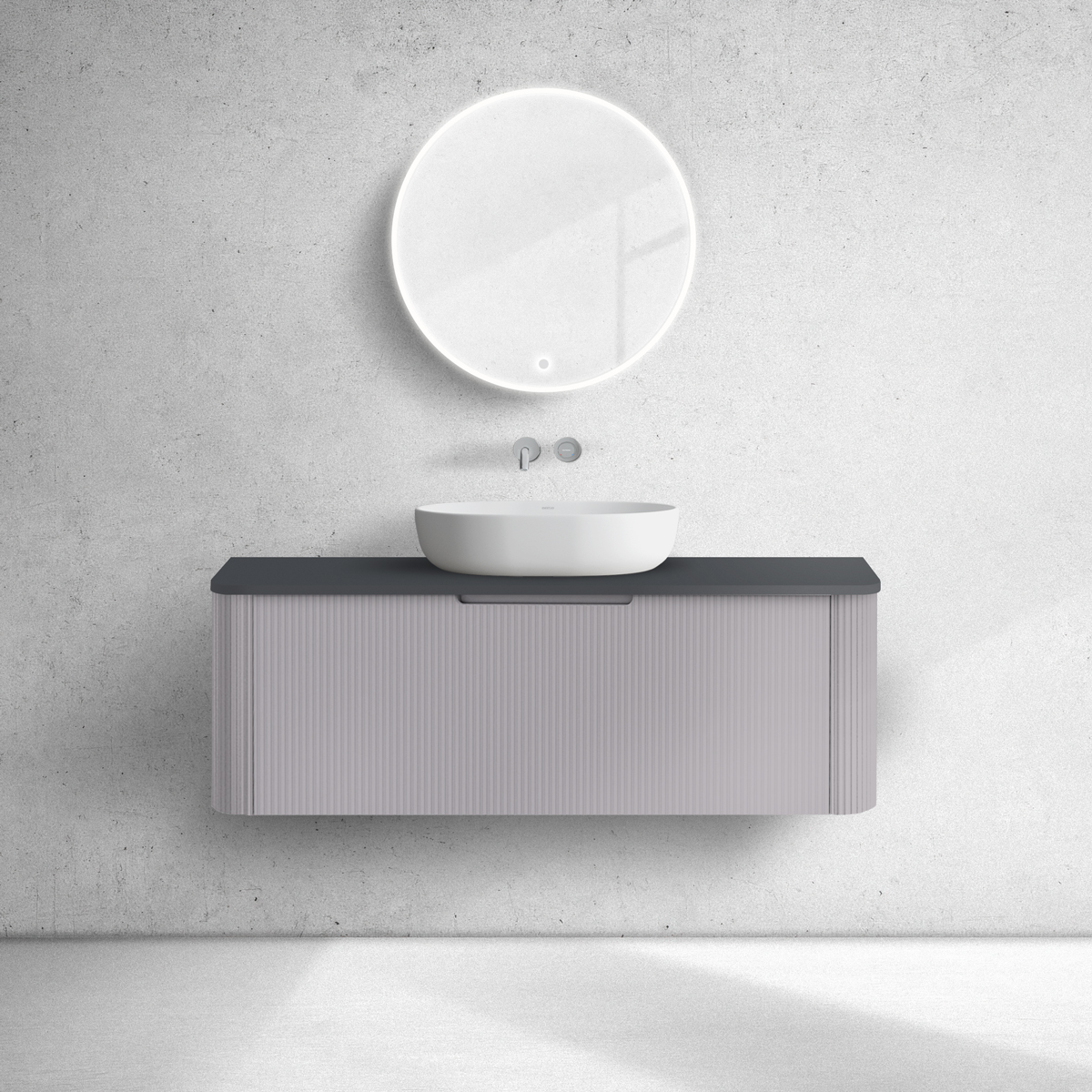 Set armadietto Oltens Hamnes 60025900, piano sopra armadietto Oltens Hamnes 63015300