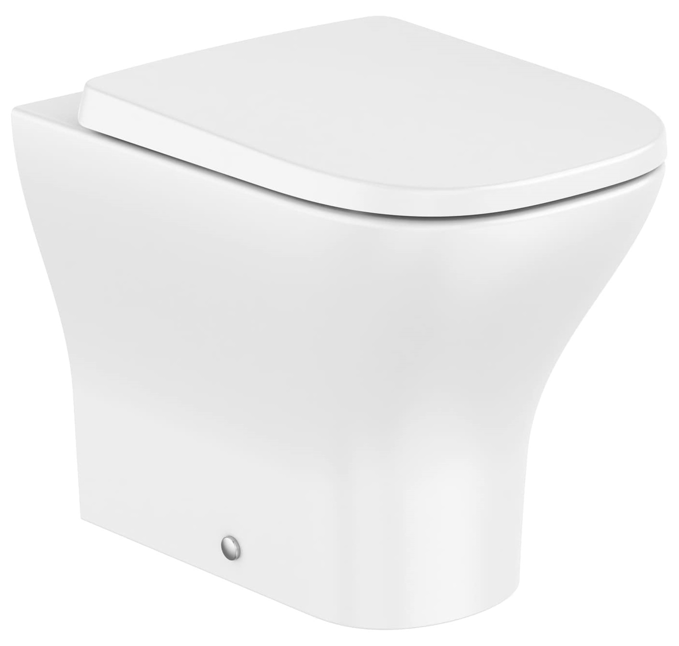 Roca Optica vaso wc a terra senza brida con scarico a vortice bianco lucida A347V15000