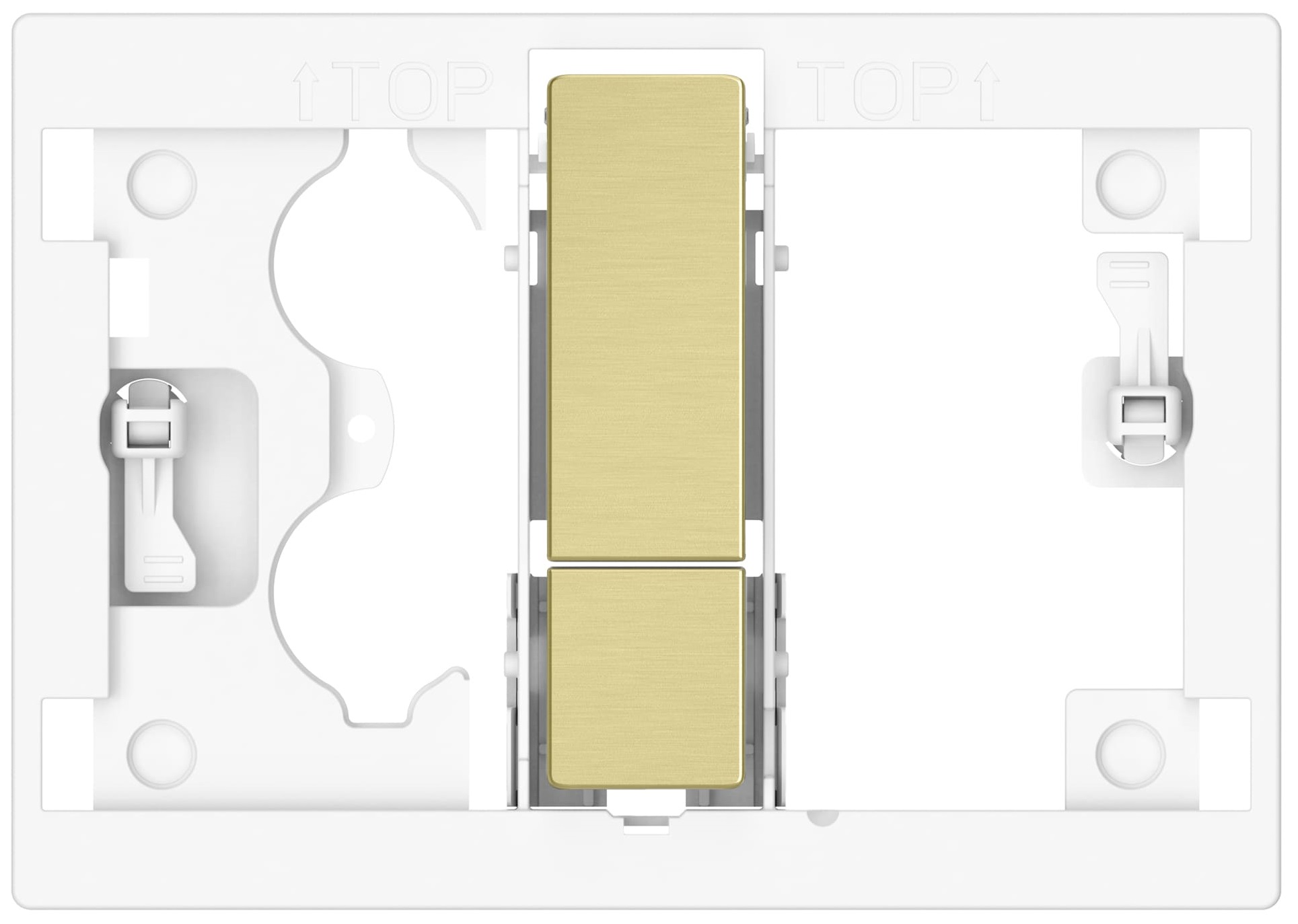 Roca Duplo S meccanismo della placca di comando per WC oro A8904213VA