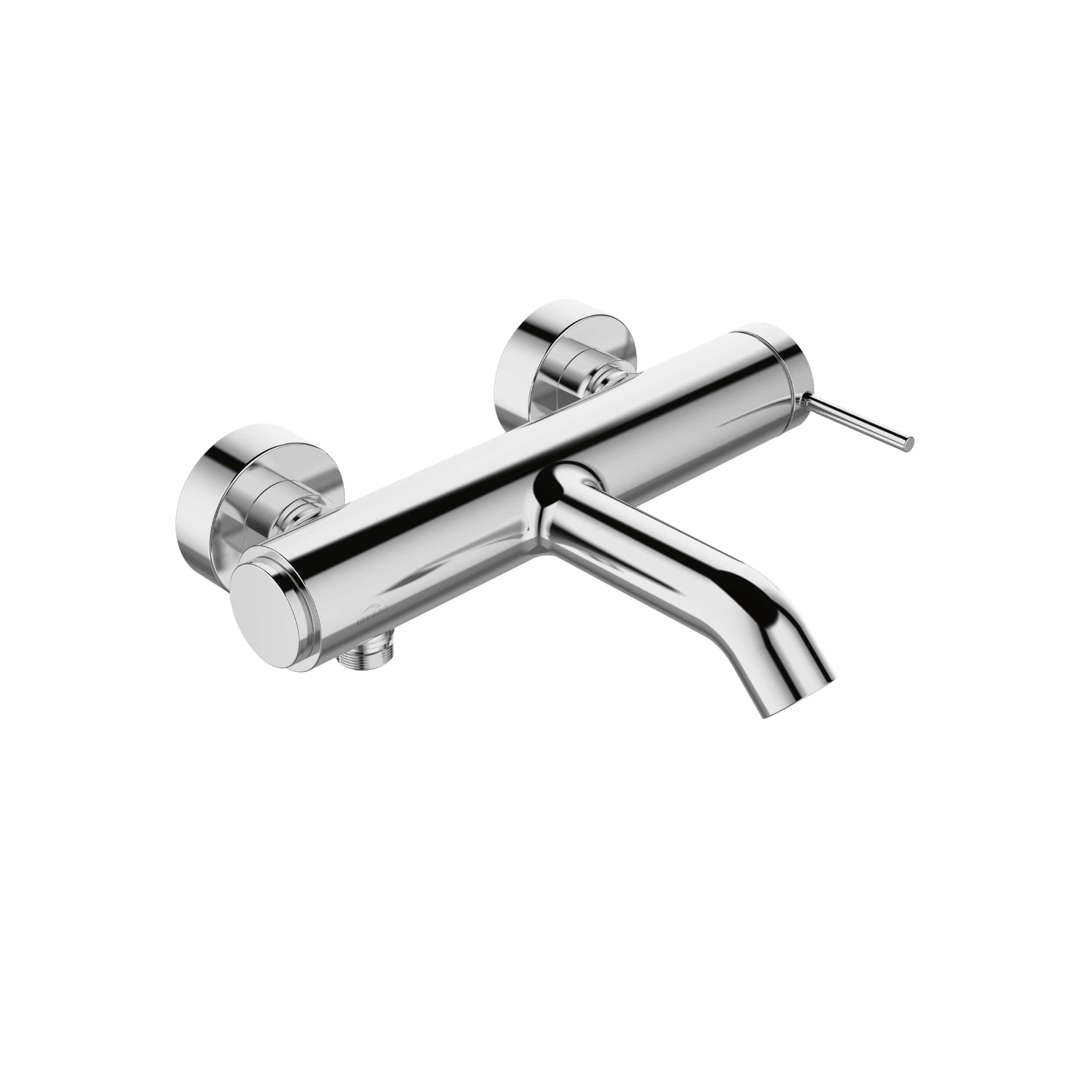 Invena Kalitea rubinetto per vasca e doccia a parete cromo BW-72-001