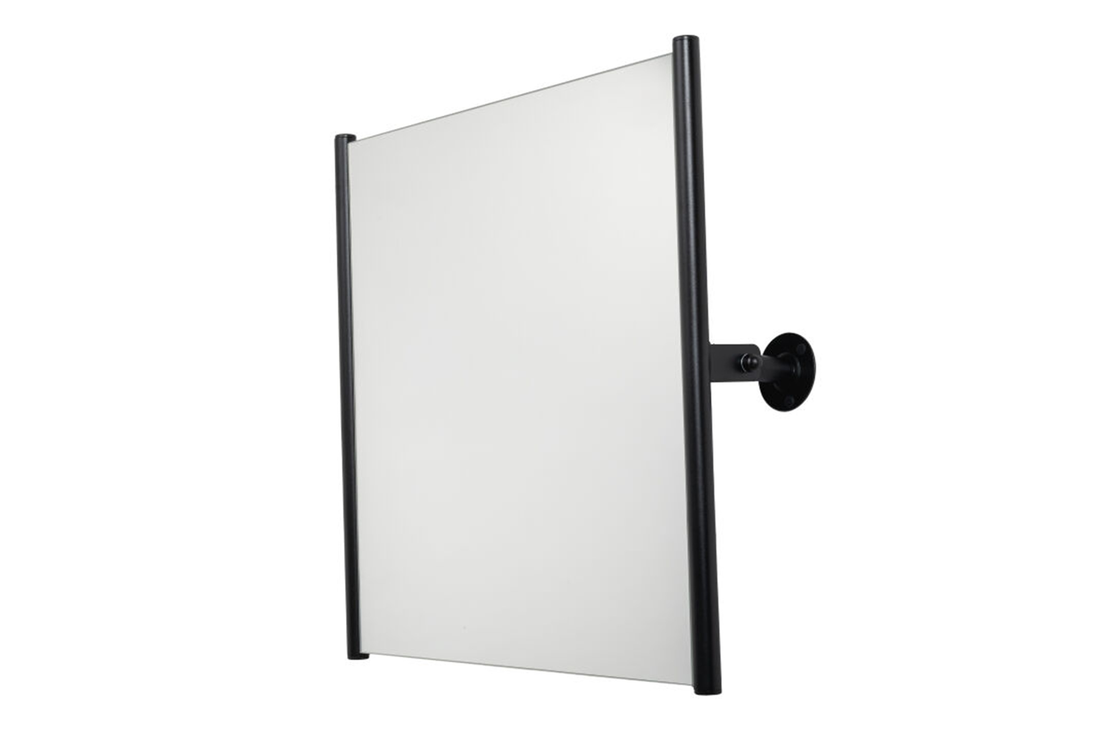Faneco Med specchio 60x60 cm quadrata nero S25LUSWCR