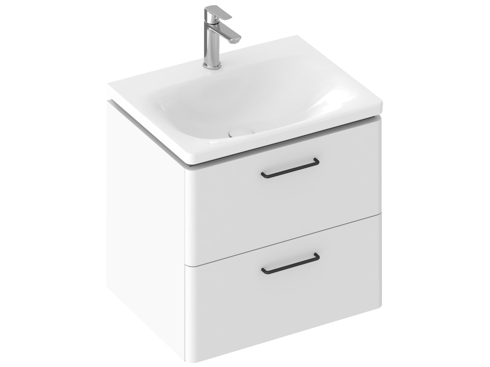 Ravak Balance armadietto 50x46.5x50 cm sottolavabo sospeso bianco X000001813