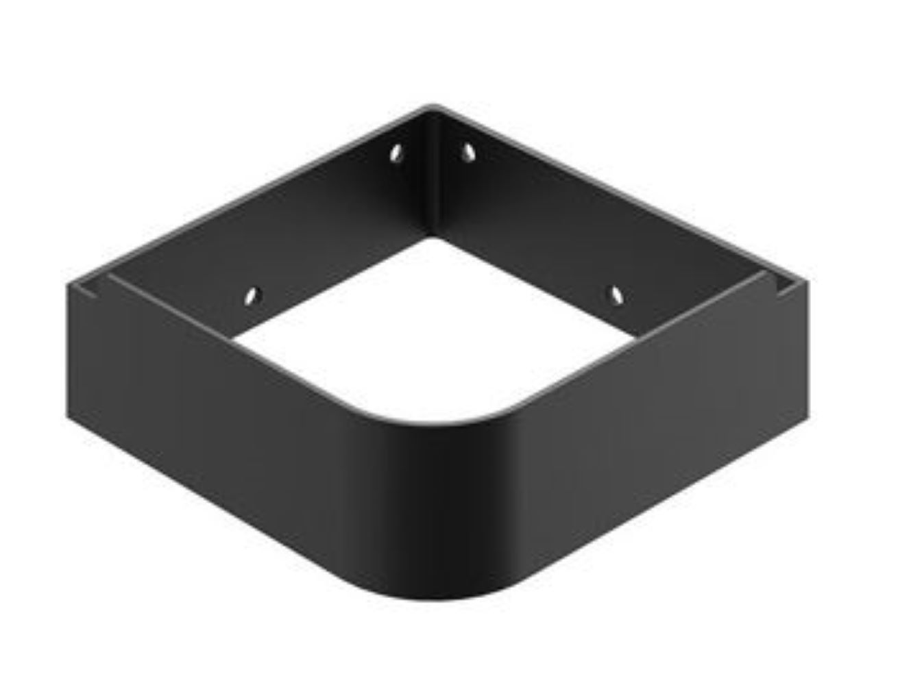 Ravak Yard staffa per lavabo 22.1x22.1 cm quadrata nero X01779