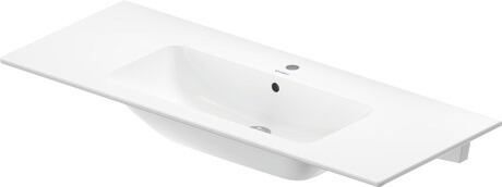 Duravit ME by Starck lavabo 123x49 cm rettangolare a parete-da mobile bianco 23361200601