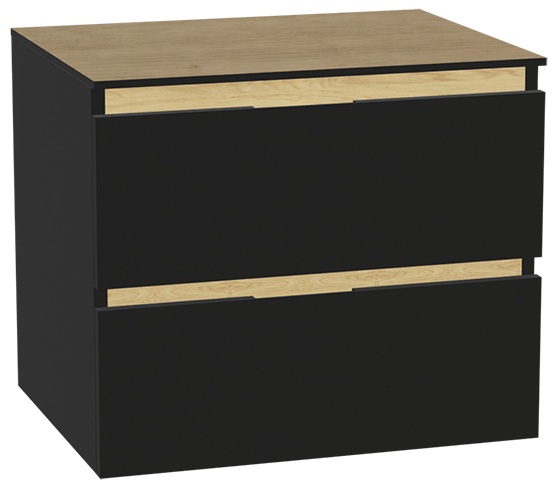 Set corpo dell'armadietto Excellent Tuto 2.0 MLEX.2172.600.BKBL, piano sopra armadietto Excellent Tuto 2.0 MLEX.2116.600.BL, MLEX.2151.600.01.BK